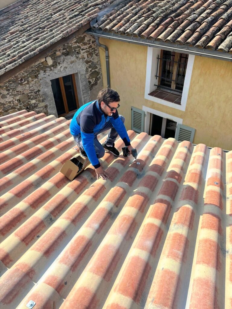 Sur le chantier — Couvreur Lugrin